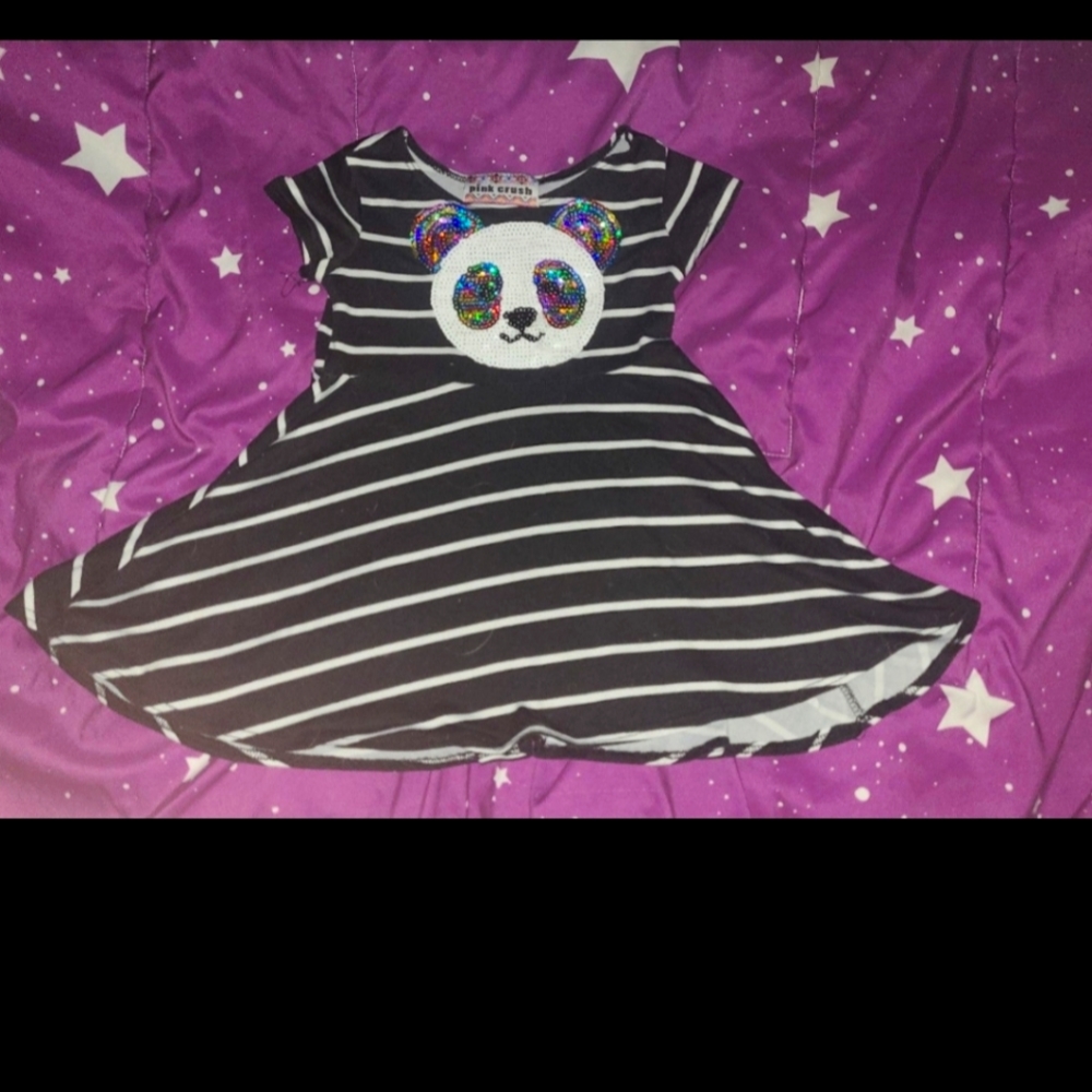 Black and white peplum top